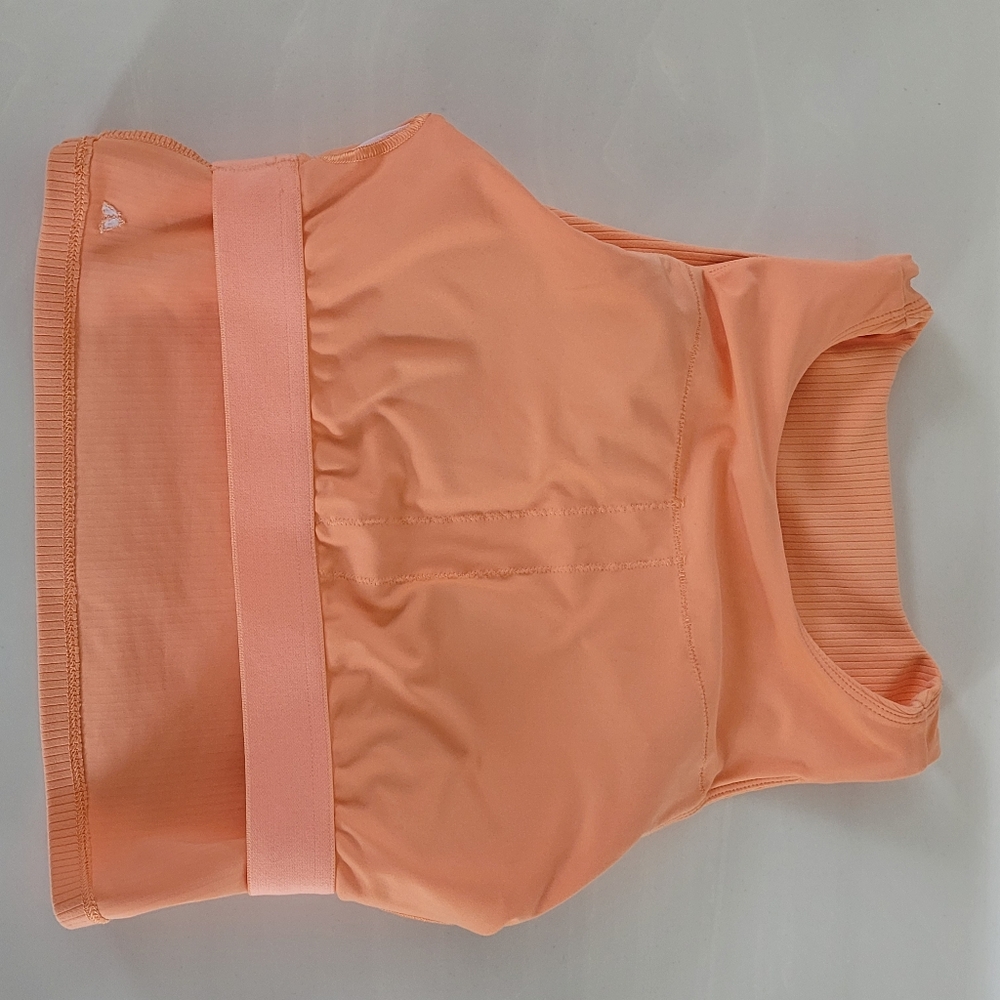 Alpine Design Ribbed Cropped Tank Top Built In Shelf Bra Removable Inserts XS - Picture 7 of 13